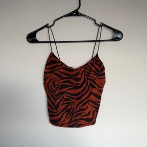 Gaze zebra crop top!
